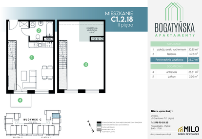 Mieszkanie w inwestycji: Bogatyńska Apartamenty etap 3