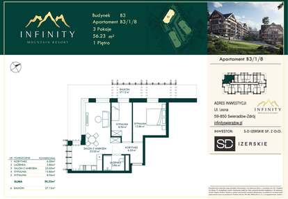 Mieszkanie w inwestycji: Infinity Mountain Resort