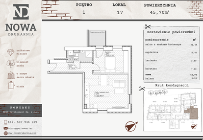Mieszkanie w inwestycji: Nowa Drukarnia