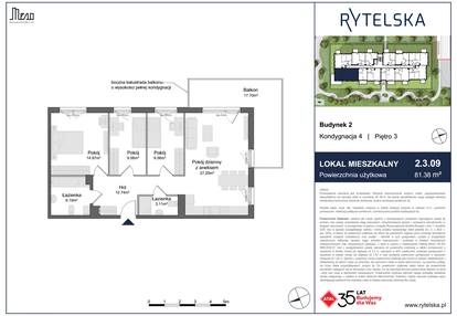 Mieszkanie w inwestycji: Rytelska