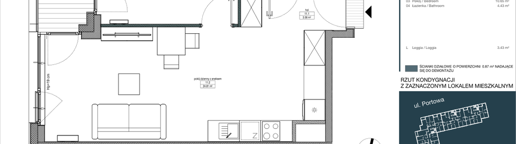 Mieszkanie w inwestycji: Portowa Zabłocie