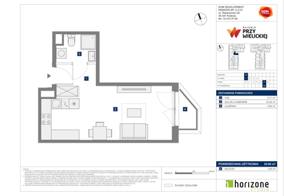 Mieszkanie w inwestycji: Osiedle przy Wielickiej etap 1.2