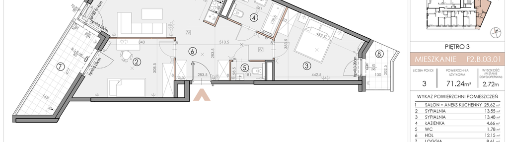 Mieszkanie w inwestycji: Bukowińska Mokotów etap 2