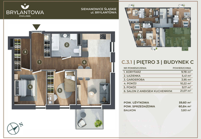 Mieszkanie w inwestycji: Brylantowa Enklawa bud. C