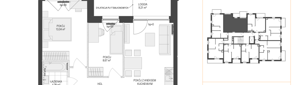 Mieszkanie w inwestycji: Osiedle Warszawska etap II