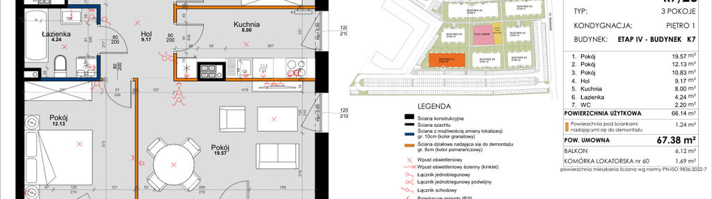 Mieszkanie w inwestycji: Kleszczewo Park - etap IV