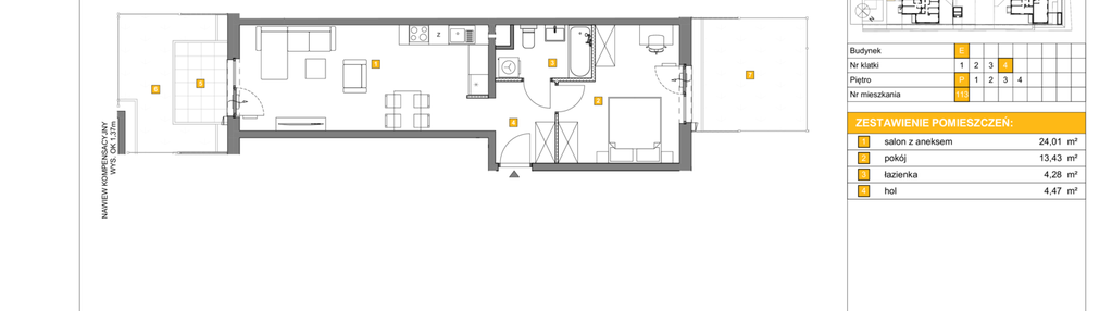 Mieszkanie w inwestycji: Osiedle Rapsodia etap 3