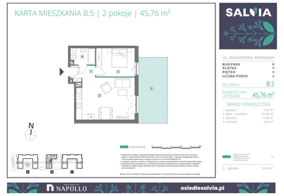 Mieszkanie w inwestycji: Osiedle Salvia