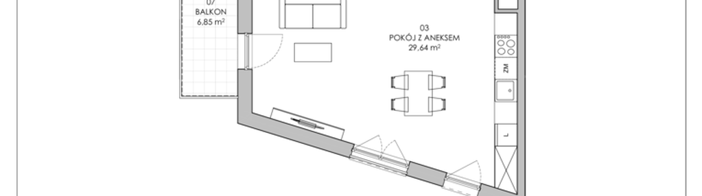 Mieszkanie w inwestycji: Skwer Harmonia II