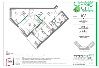 Mieszkanie w inwestycji: Comfort City Szmaragd