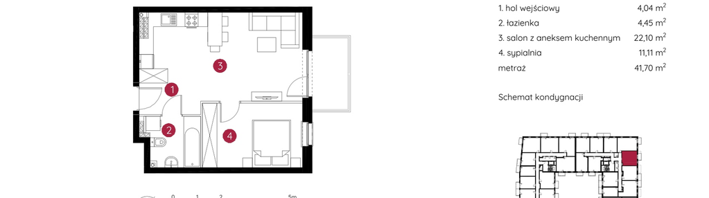Mieszkanie w inwestycji: Murapol Ergo