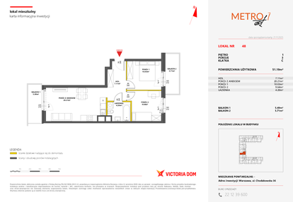 Mieszkanie w inwestycji: Metro Art 7