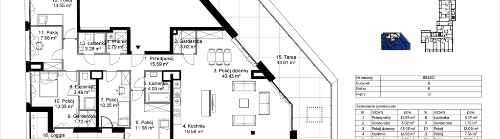 Mieszkanie w inwestycji: Awangarda Mogilska