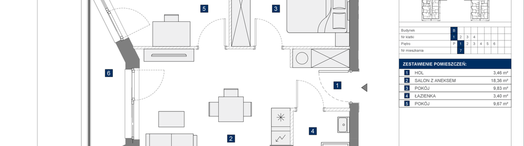 Mieszkanie w inwestycji: Osiedle przy Wielickiej etap 1.2