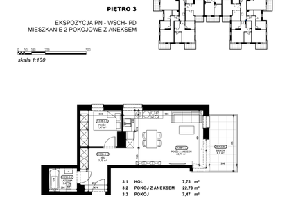 Mieszkanie w inwestycji: Stacja Łódź V – etap C2