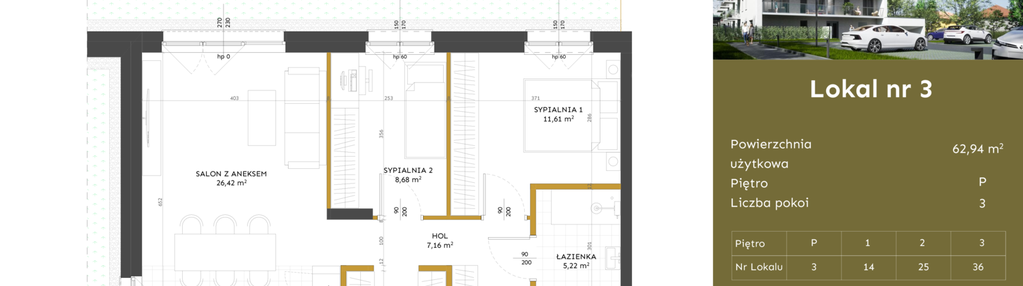 Mieszkanie w inwestycji: Apartamenty 3 Maja
