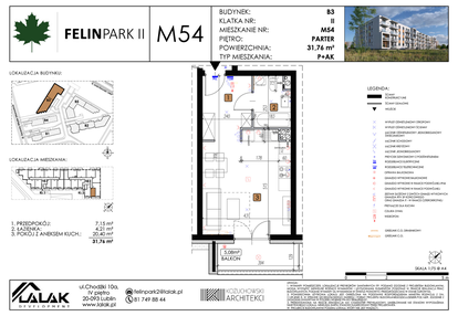 Mieszkanie w inwestycji: Felin Park II etap 2