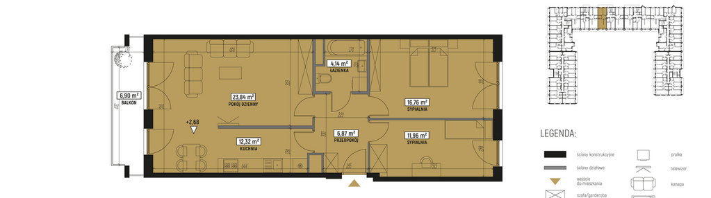 Mieszkanie w inwestycji: Diamentowe Tarasy