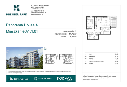 Mieszkanie w inwestycji: Premier Park II