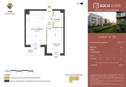 Mieszkanie w inwestycji: Stacja Błonie etap II