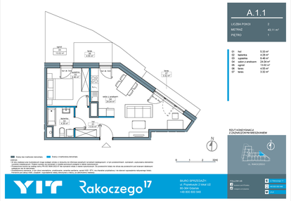 Mieszkanie w inwestycji: Rakoczego 17
