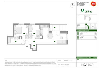 Mieszkanie w inwestycji: Osiedle Urbino etap 1.4