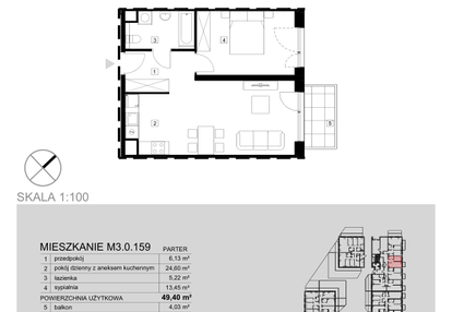 Mieszkanie w inwestycji: Modern Helenów