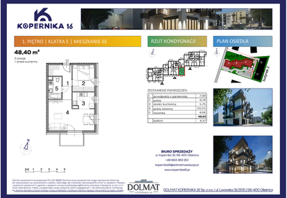 Mieszkanie w inwestycji: Kopernika Szesnaście