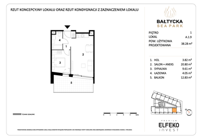 Mieszkanie w inwestycji: Bałtycka Sea Park
