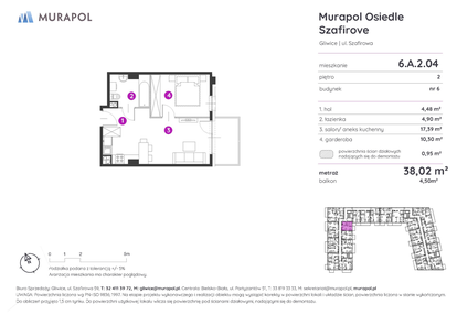Mieszkanie w inwestycji: Murapol Osiedle Szafirove