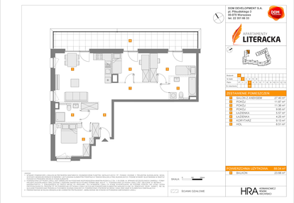 Mieszkanie w inwestycji: Apartamenty Literacka etap 2.3