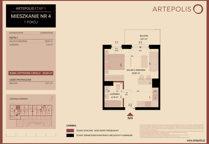 Mieszkanie w inwestycji: Artepolis