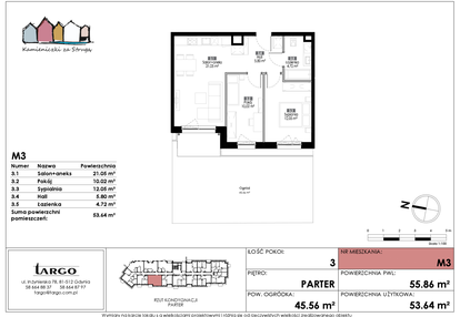 Mieszkanie w inwestycji: Kamieniczki za Strugą