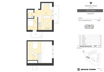 Mieszkanie w inwestycji: Woodland Resort&Spa