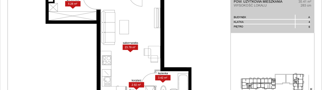 Mieszkanie w inwestycji: Atrium - Nowy Szczepin