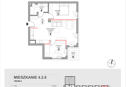 Mieszkanie w inwestycji: Zakątek Harmonia III