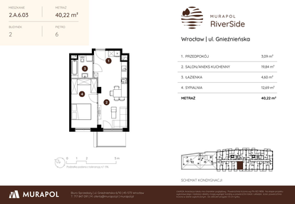 Mieszkanie w inwestycji: Murapol RiverSide