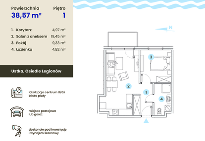 Mieszkanie w inwestycji: Ustka Flow