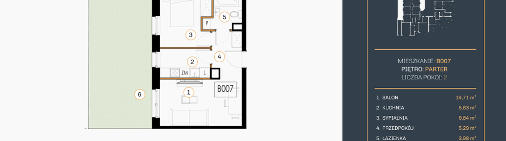 Mieszkanie w inwestycji: Rezydencja Śródmiejska