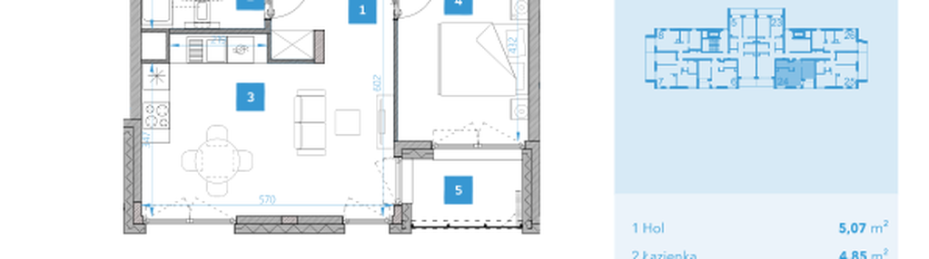 Mieszkanie w inwestycji: Apartamenty Macadamia