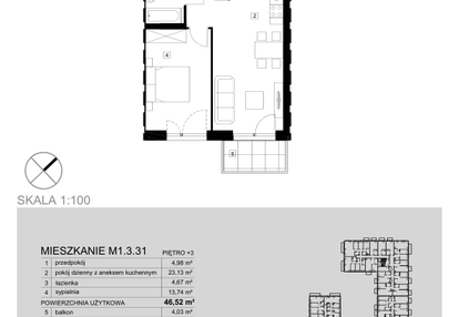 Mieszkanie w inwestycji: Modern Helenów