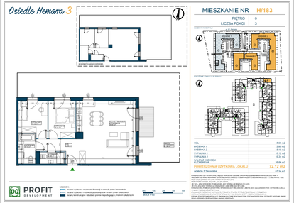 Mieszkanie w inwestycji: Osiedle Hemara - etap III bud. 2 i 3