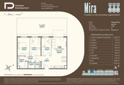 Mieszkanie w inwestycji: Mira