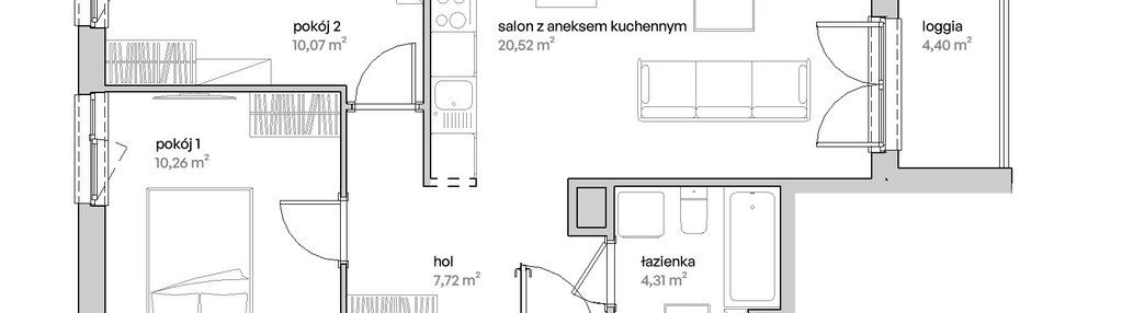 Mieszkanie w inwestycji: Unii Lubelskiej Vita