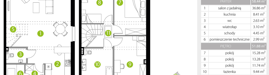 Mieszkanie w inwestycji: Lisowice Park etap 2+