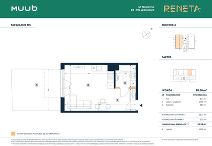 Mieszkanie w inwestycji: Reneta