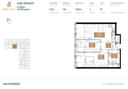 Mieszkanie w inwestycji: Global Apartments