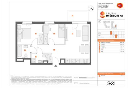 Mieszkanie w inwestycji: Osiedle Myśliborska