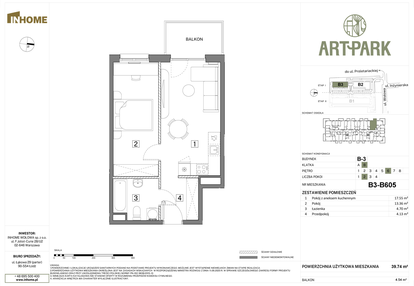 Mieszkanie w inwestycji: Inhome Osiedle ArtPark etap I