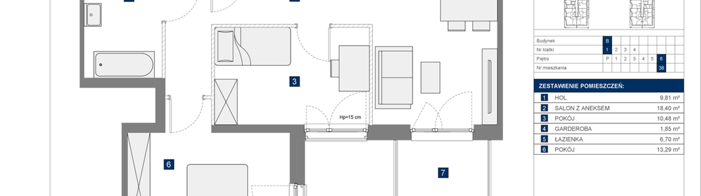Mieszkanie w inwestycji: Osiedle przy Wielickiej etap 1.2